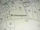 Old Antique Ordnance Map 1926 Shropshire Xiii.4 Welshampton & Balmer Heath