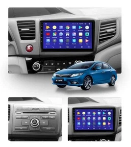 10.2" Android 10.0 Honda Civic 9 FB FK FD 2011-2015 w CAM In Dash - Picture 1 of 12