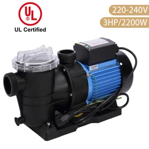 1.2-3.0HP Swimming Pool Pump For Pentair In/Above Ground Motor Strainer with UL - Picture 1 of 15