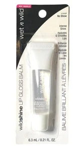 Wet n Wild Wild Shine Lip Gloss Balm (Clear Glossy) 0.21 oz Squeezable Tube - Picture 1 of 1