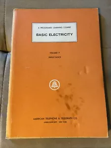 AT&T Basic Electricity Volume 7 Book VRG 1964 2nd Edition Programmed Learning - Picture 1 of 6
