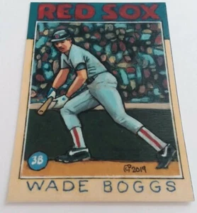 Baseball Art Card Print of Wade Boggs, 86 - Picture 1 of 2