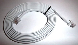 RJ22 4 PIN T-MAX TMAX MANAGER TANNING SUNBED CABLE - VARIOUS LENGTHS - Picture 1 of 5