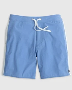 NWT JOHNNIE-O $89 FLEMING SWIM TRUNK VINTAGE STYLE SURF SHORT SZ L LARGE - Picture 1 of 2