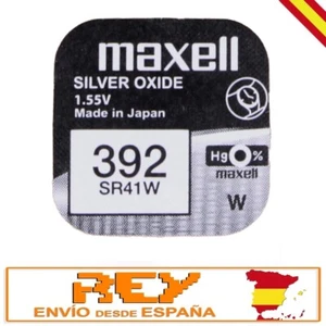 Pila Botón / Moneda Original MAXELL 92 (sr41w) 1,55 VOLTIOS Blister b101 - Imagen 1 de 3