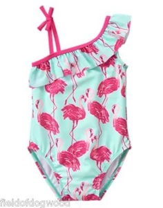 NWT Gymboree FRUIT PUNCH Flamingo Swimsuit Many Sizes Sunny Days Swim shop Girls - Picture 1 of 1