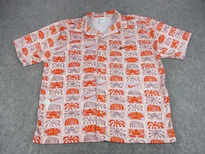 Nike Shirt Mens Large Orange Purple Spring Break Guava Ice Doll Breathable - Picture 1 of 12