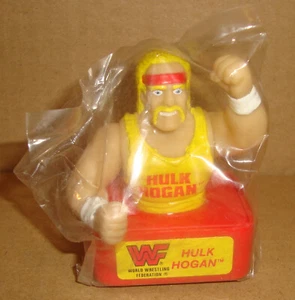 WWF WORLD WRESTLING FEDERATION ACTION SUPERSTAR STAMPERS HULK HOGAN NOTEWORTHY - Imagen 1 de 3