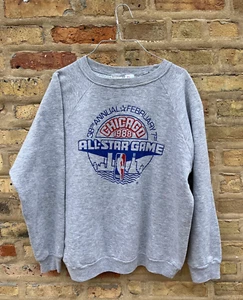 Vintage Michael Jordan NBA 1988 All-Star Game Chicago Men's XL (M) Sweatshirt - Picture 1 of 10