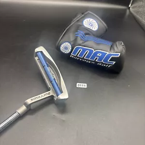 BRUCE BURROWS ION III Stabilizer 34” Putter Steel Shaft Mac Grip With Headcover - Picture 1 of 12