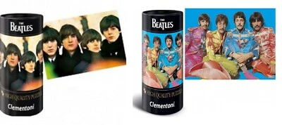 Beatles Lot 2 Puzzles (49x36 cm) 500 Pieces HIGH QUALITY Clementoni Metal Box - Image 1 of 4