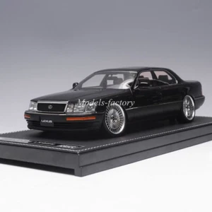 IVY 1:18 Toyota Lexus LS400 Low lying Diecast Car Model hobby Black/White/Brown - Picture 1 of 12