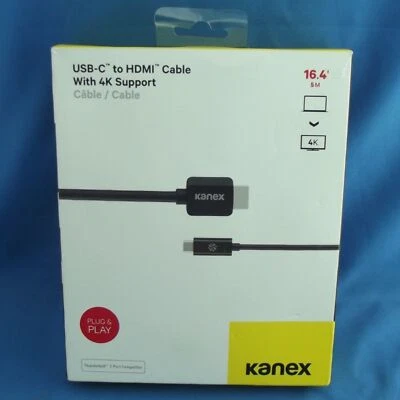 Kanex USB-C to HDMI Cable with 4K Support - 16.4' - 5m - Image 1 of 4