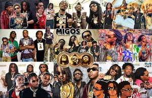 Póster de collage MIGOS - Imagen 1 de 3