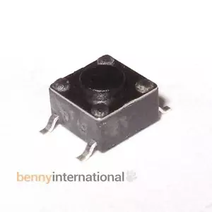 10x TACTILE SMD SWITCH MINI Micro Diptronics Push Momentary 0.5A 12V 6x6mm - Bild 1 von 1