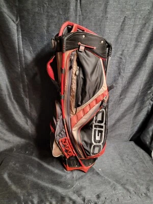 Carro de borde OGIO bolsa de golf con soporte sistema Woode divisor de 8 vías 6 bolsillos rojo Foto 1 de 4