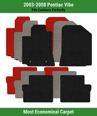 Alfombrillas Lloyd Velourtex fila delantera y trasera para Pontiac Vibe 2003-2008  Foto 1 de 4