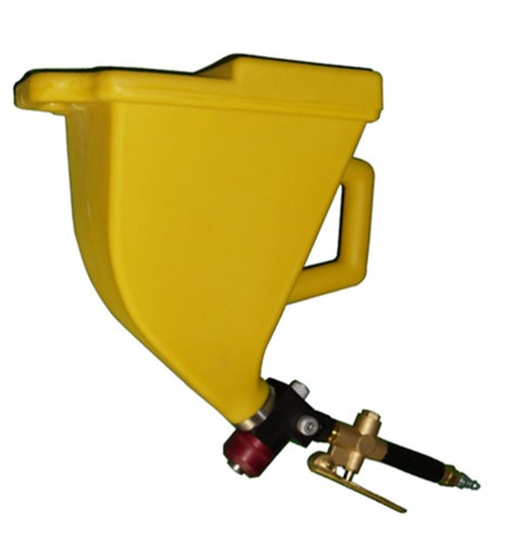 Texture sprayer, Cement sprayer GFRC sprayer spraying onto counter-top ...