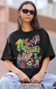 Inspired Tee, TLC i don't want no scrubs, girl group shirt, gift for fan TE6526