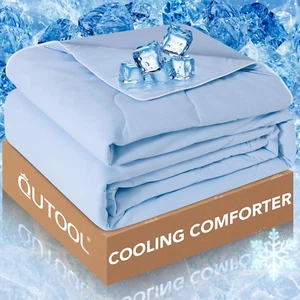 ® Cooling Blankets for Hot Sleepers and Night Sweats All Season,Cooling Comforte - Picture 1 of 9