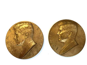 Medaglie Presidente Inaugurate John F. Kennedy JFK anni 60 - Foto 1 di 2