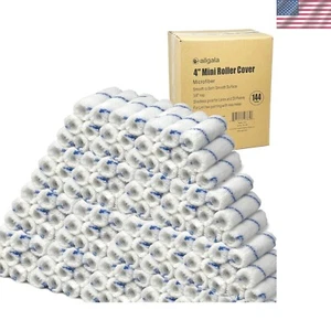 Mini Paint Roller 144 Bulk Pack 4 Inch Mini 3/8" Nap Shedless Microfiber Pain... - Picture 1 of 4