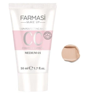 Farmasi CC Color Control Cream Foundation Cream 1.7 fl oz | 03 MEDIUM - Picture 1 of 13