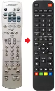Ersatz Fernbedienung für Bose AV28 | Mediacenter Lifestyle 28 | Mediacenter - Bild 1 von 4