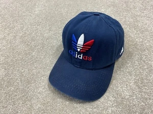 Adidas Cap Embroidered Logo Blue Adult Adjustable One Size - Picture 1 of 15