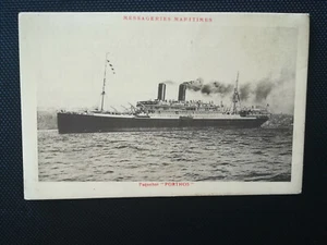 CPA Messageries Maritimes - Paquebot "Porthos" - Imagen 1 de 2