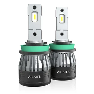 2Pack AISKITS 60W 10000 Lumens LED Headlights H11/H9/H8 LED Headlight Bulbs - Picture 1 of 10