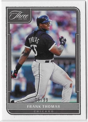 Panini Three and Two 2022 15/99 Frank Thomas #27 Salón de la fama Foto 1 de 3