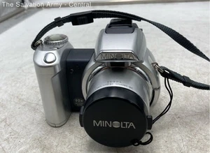 Minolta Dimage Z1 Silver Black 10x Optical Zoom SLR Digital Camera w/Strap - Picture 1 of 6