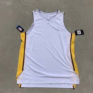 New XL 52 Nike NBA Blank LA LAKERS Authentic Aeroswift Jersey AH8793-100 Lebron - Picture 1 of 6