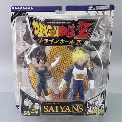Conjunto de bonecos de ação Dragon Ball Z Legend Of The Saiyans SS2 VEGETA Jakks RARO NOVO - Imagem 1 de 4