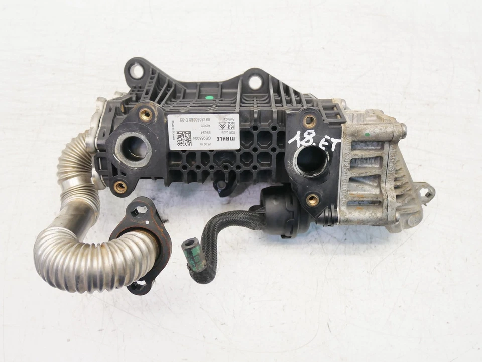 Radiatore gas di scarico per Citroen Peugeot 308 1.5 BlueHDI YHY DV5RD YH01 9813 Foto 1 de 1
