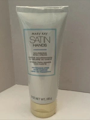 Mary Kay Satin Hands Nourishing Shea Cream - Fragrance-free - 3 Oz. - New Sealed - Image 1 of 4