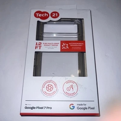 NEW - Tech 21 - Case for Google Pixel 7 - Clear - Image 1 of 4