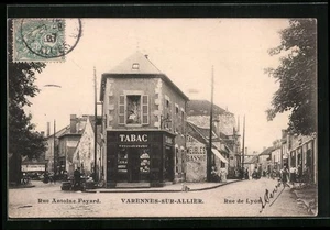 AK Varennes-sur-Allier, Rue Antoine Fayard, Rue de Lyon 1907 - Bild 1 von 2