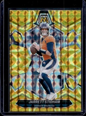 2024 Mosaic Jarrett Stidham Reactive Yellow Prizm #64 Broncos - Image 1 of 2