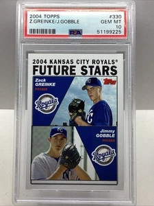 2004 TOPPS Z.GREINK/J.GOBBLE #330 RC PSA 10 - Picture 1 of 2