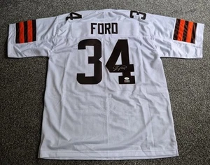 Jerome Ford Autogramm signed XL Custom Browns Trikot - JSA Hologramm - Bild 1 von 4