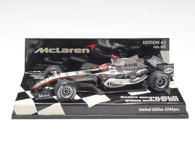 MINICHAMPS 1:43 McLAREN MERCEDES MP4-20 K. RAIKKONEN MONACO GP 2005 MC#64 "West" - Image 1 of 4