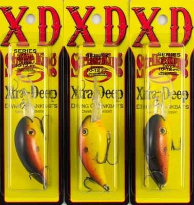 (LOTE DE 3) STRIKE KING PRO MODELO SERIE 3XD 7/16OZ HC3XD-703 SPOTTD BANANA B8221 Foto 1 de 3