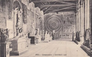 CARTOLINA *32 PISA TOSCANA CAMPOSANTO CORRIDORE SUD STORIA MEMORIA NON VIAGGIATA - Imagen 1 de 2