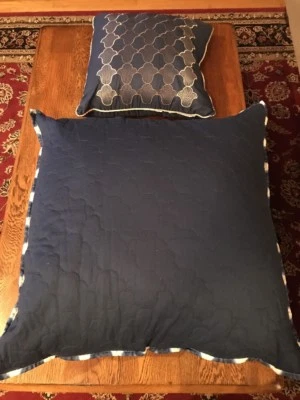 Almohadas Decorativas Colección Martha Stewart 26"x26" Azul (CT) Foto 1 de 4