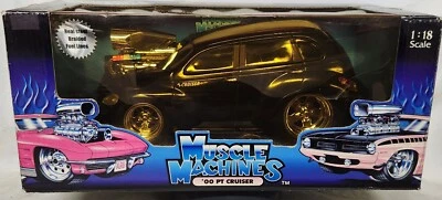 Muscle Machines 2000 PT Cruiser Dark Blue 1/18  Free Shipping - Image 1 of 2