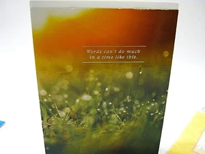 In Sympathy Condolences Funeral Thinking of You Greeting Card - Picture 1 of 13