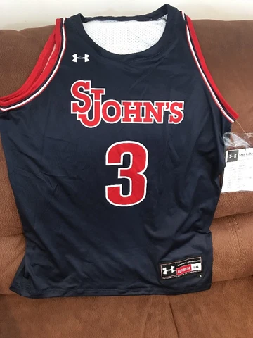 Under armour St John’s AF Showtime #3 ncaa basketball jersey NWT size L Womens Cover