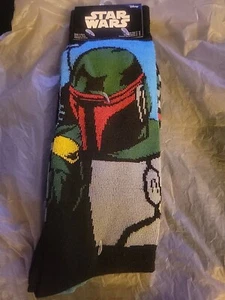 Star Wars Boba Fett Men's 2pk Casual Crew Socks - Picture 1 of 2